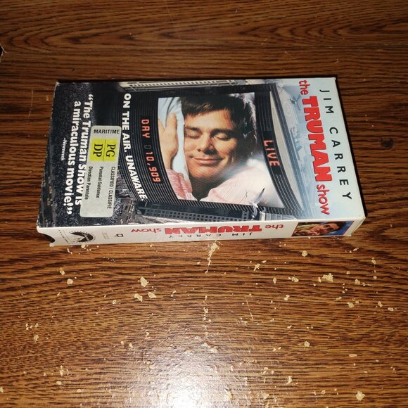 The Truman Show (VHS, 1998, Paramount Pictures) Jim Carrey - Picture 3 of 6